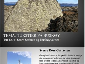 Turbeskrivelse - Store Steinen og Buskøyvatnet