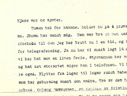 Brev fra Georg 15.01.1934 side 1