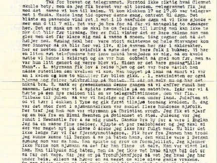 Brev fra Georg 12.02.1935 side 1