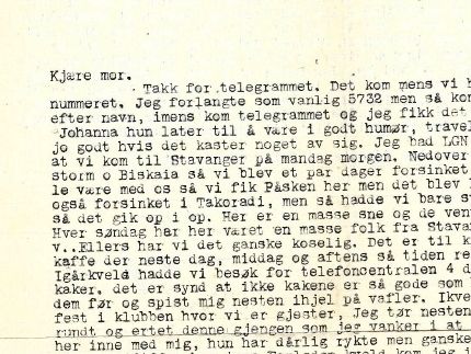Brev fra Georg 12.04. 1935 side 1