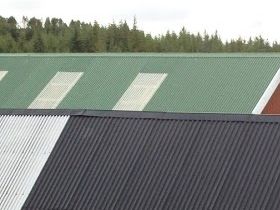 Oljebua - ny impregnert kledning.