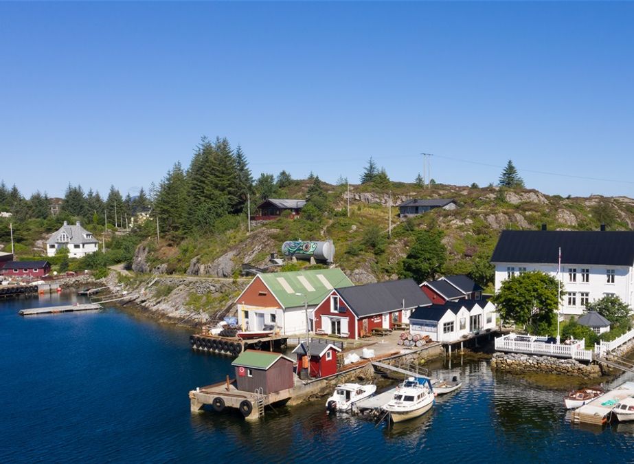 Det gamle handelsstedet på Buskøy i 2021