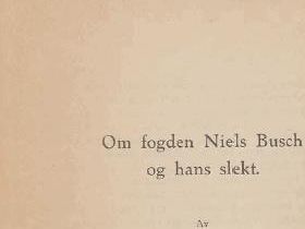 Slegtsboken om Buscfamilien - tittelsiden