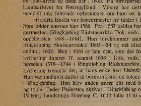 Slegten Busch fra Ringkøping i Danmark